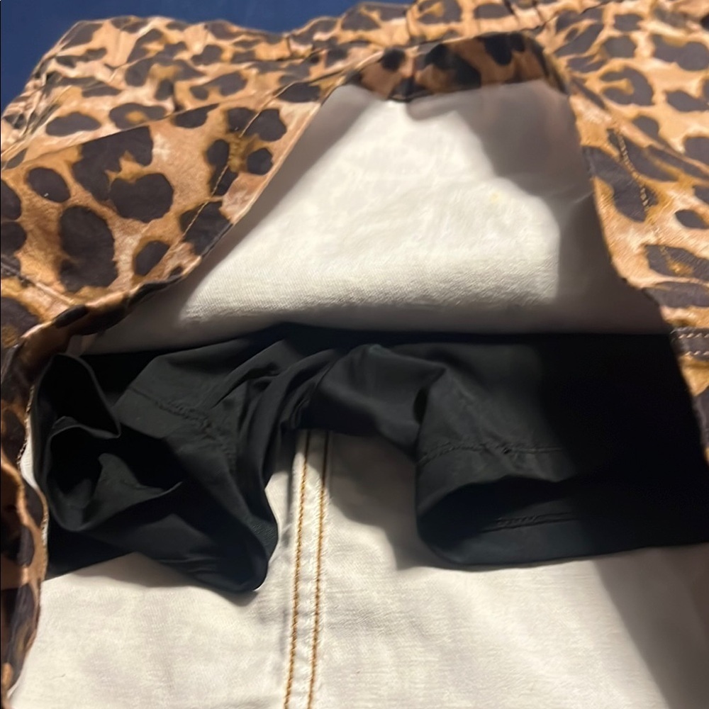 Boston Proper Leopard Print Skirt - Picture 5 of 6